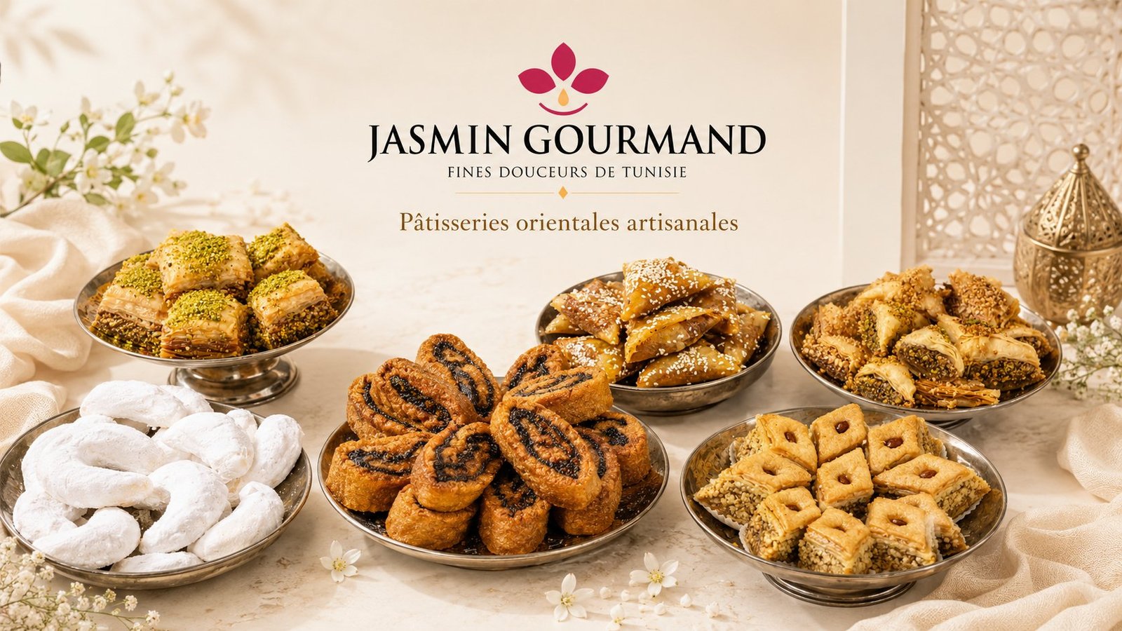 Jasmin Gourmand — Patisseries orientales artisanales