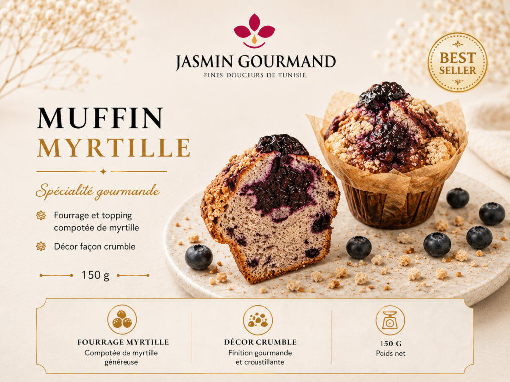 Muffin Myrtille