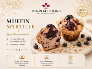 Muffin Myrtille
