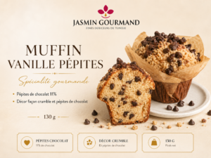 Muffin Vanille Pépites